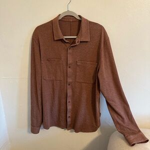 Lululemon Evolution Long Sleeve Button-Down Shirt | Men’s | Brown Heather